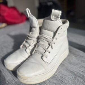 Timberland White High-Top Sneakers